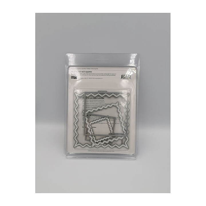 Quickutz Cookie Cutter Dies - Nesting Rick Rack Squares CC-SHAPE-091-6