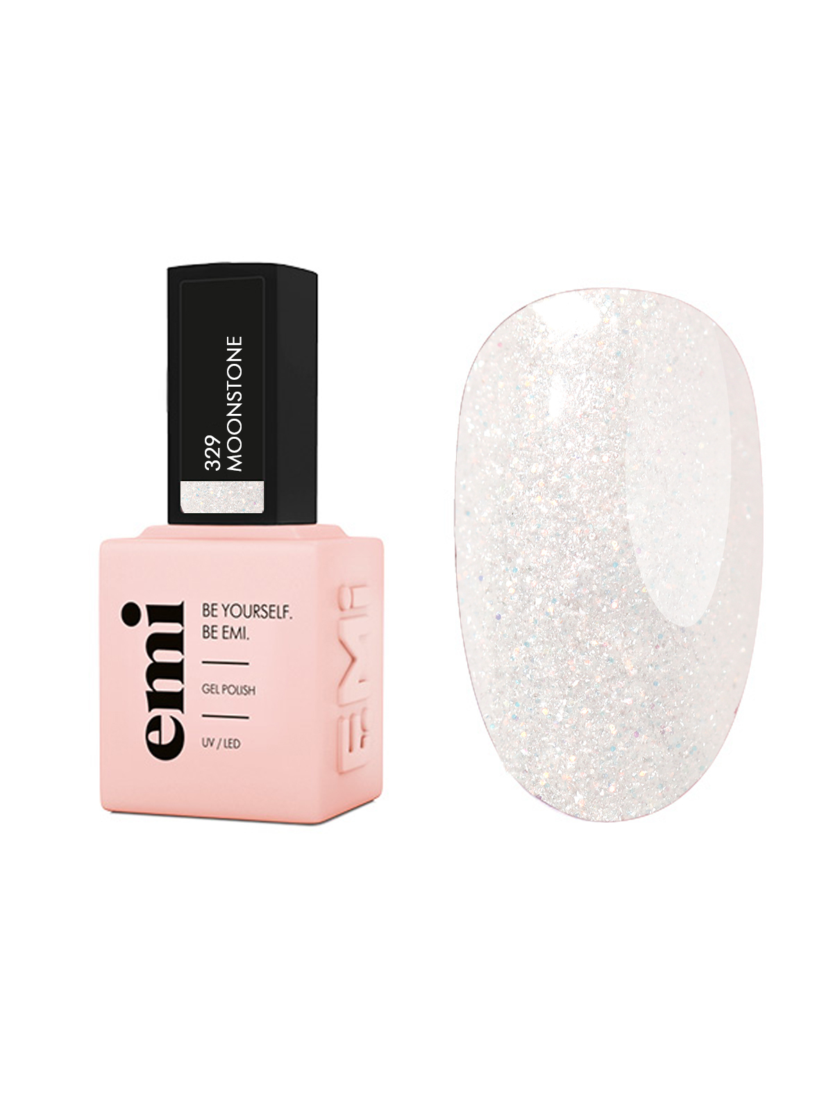 E.MiLac NY Moonstone #329, 9 ml. - 2