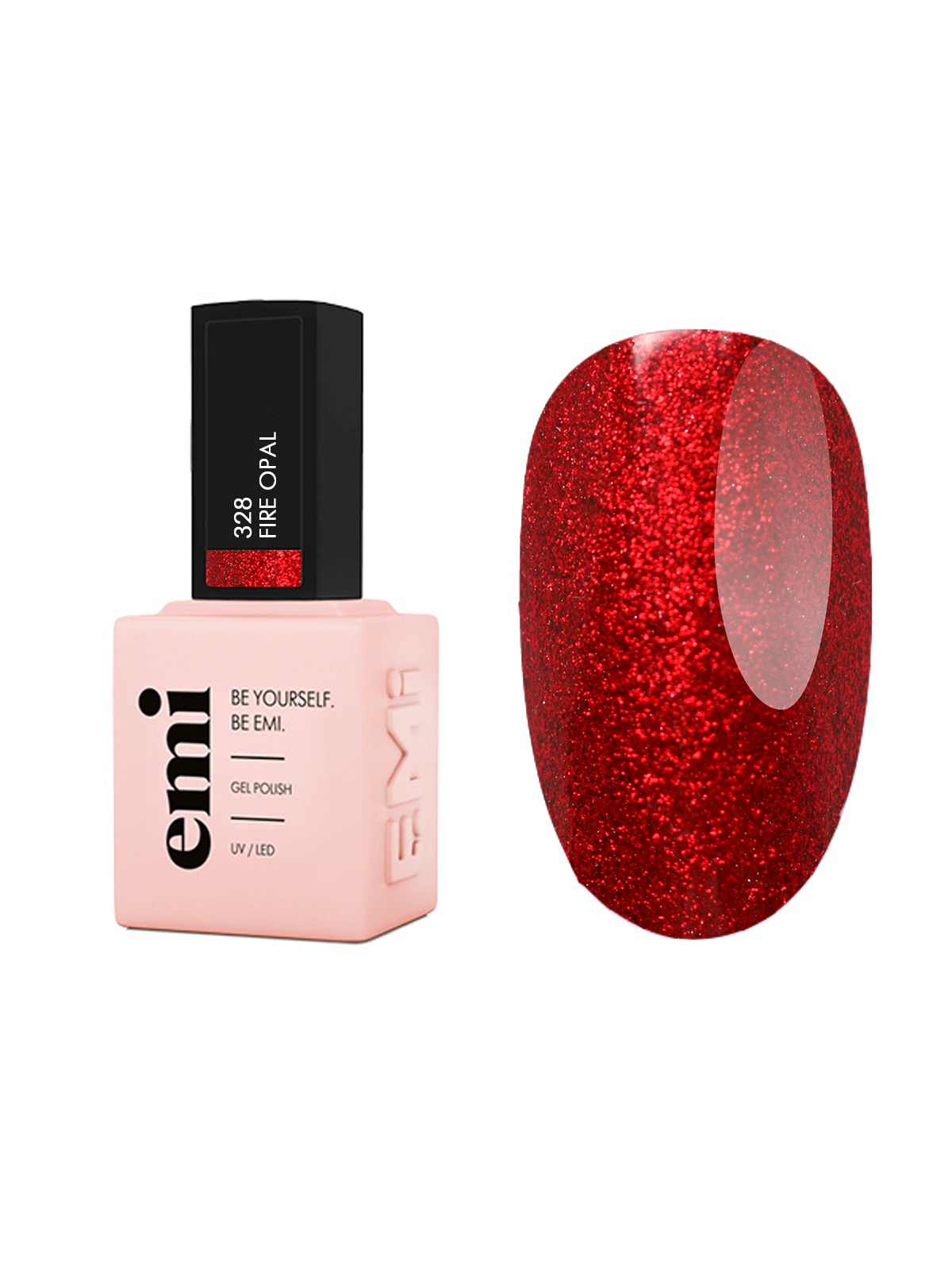 E.MiLac NY Fire Opal #328, 9 ml. - 2