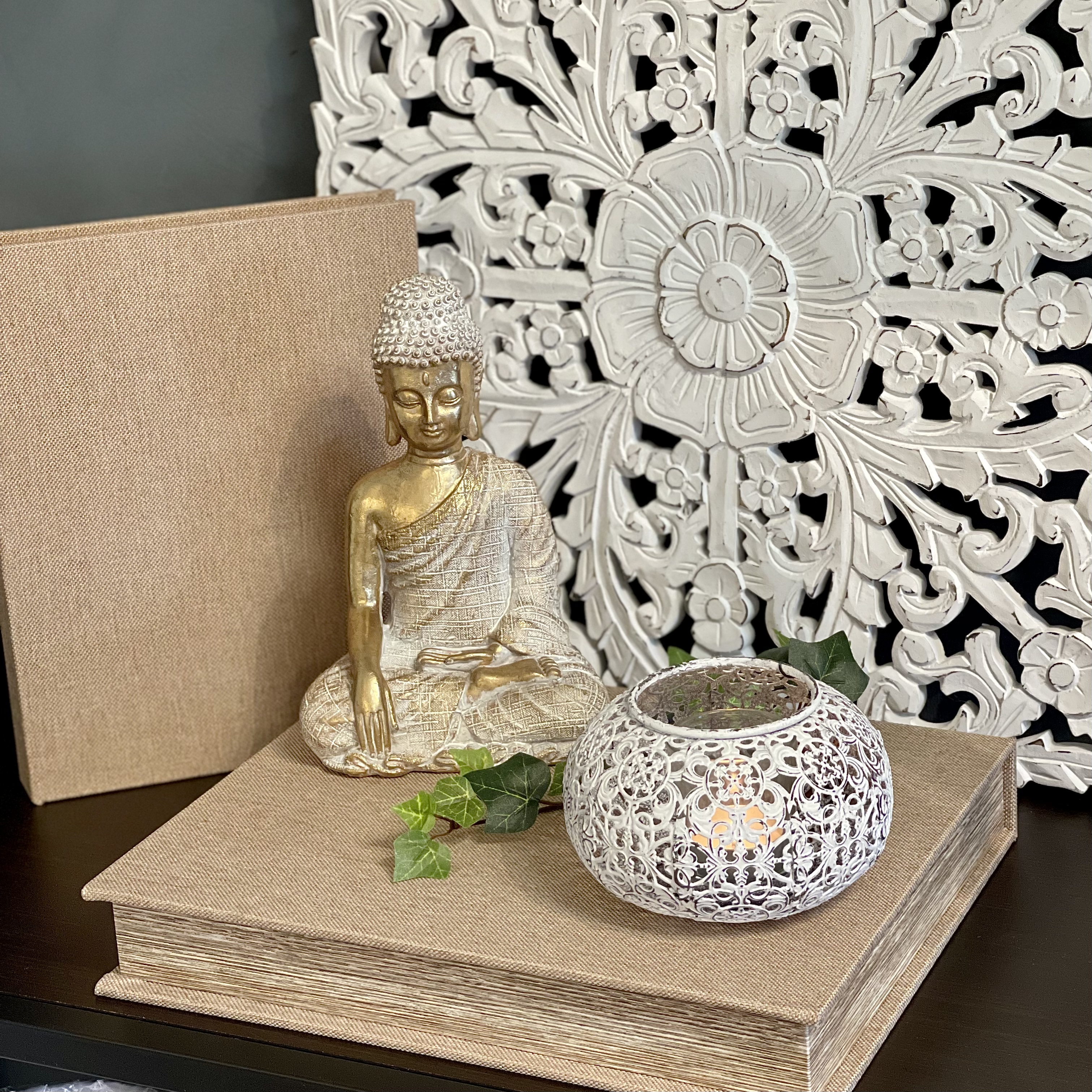 Staty Buddha Upplysning,  21 cm - 2