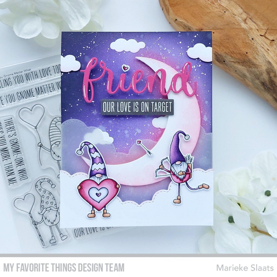 MY FAVORITE THINGS -Love You Gnome Matter What STAMP & DIE SET - 8