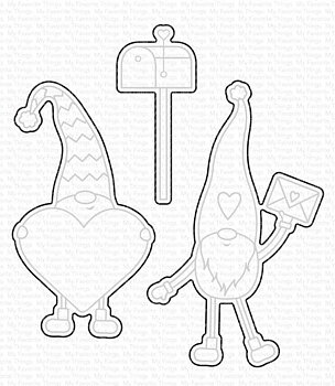 MY FAVORITE THINGS-Love You Gnome Matter What STAMP & DIE SET 