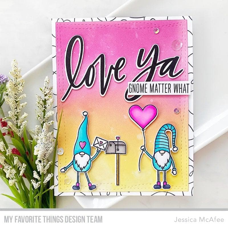 MY FAVORITE THINGS -Love You Gnome Matter What STAMP & DIE SET - 9