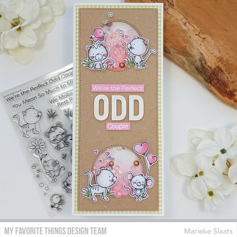 MY FAVORITE THINGS -Odd Couple STAMP & DIE SET - 3