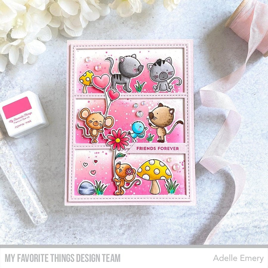 MY FAVORITE THINGS -Odd Couple STAMP & DIE SET - 6