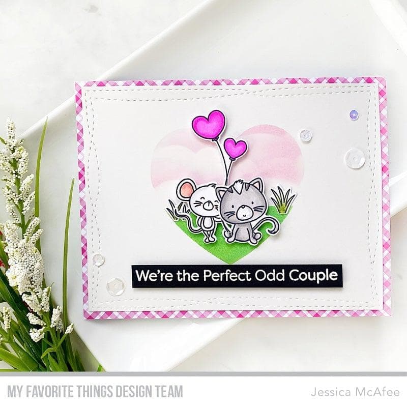 MY FAVORITE THINGS -Odd Couple STAMP & DIE SET - 7