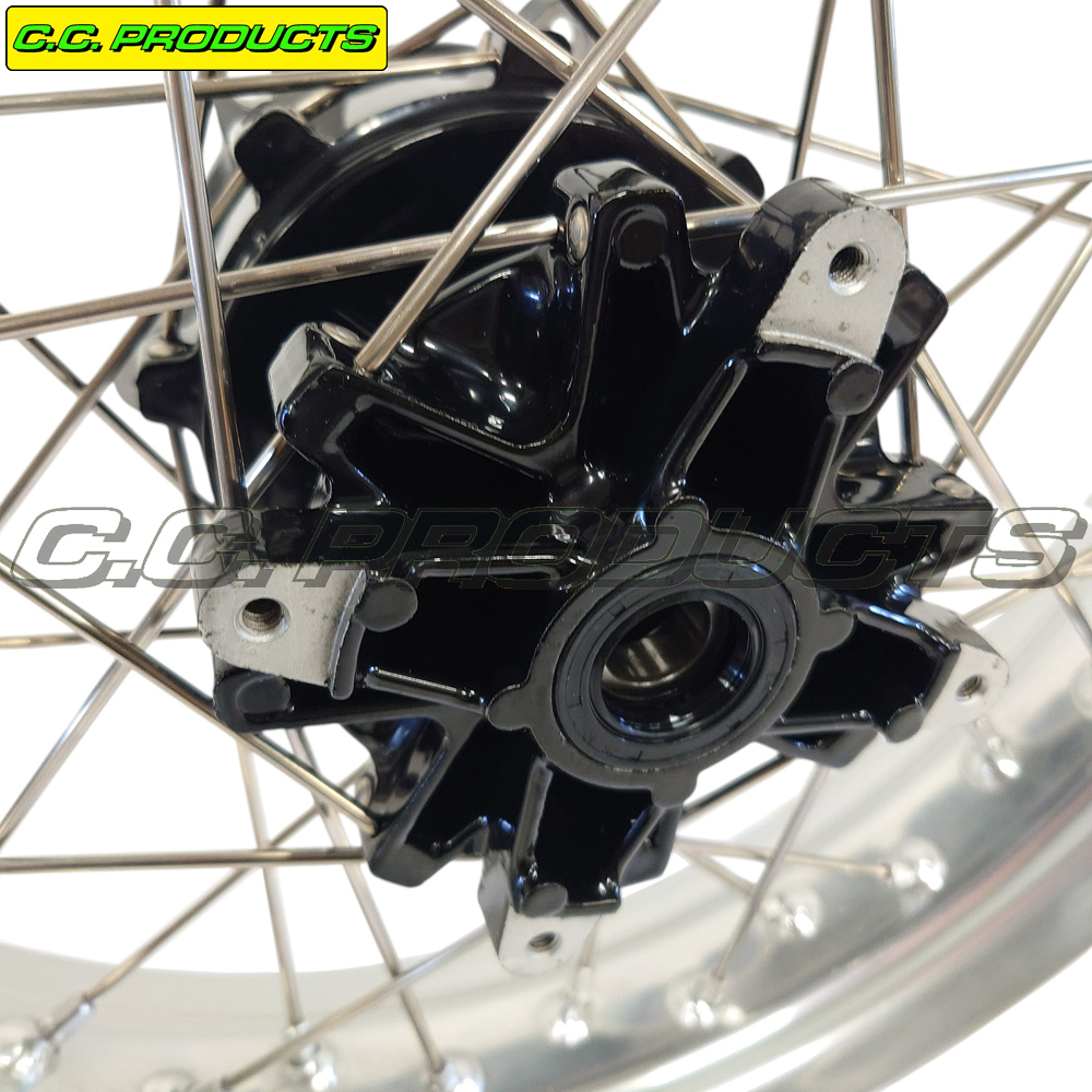 Spoke Set Honda NX 650 Dominator 17x4,25 88-03 Rear Wheel - 9