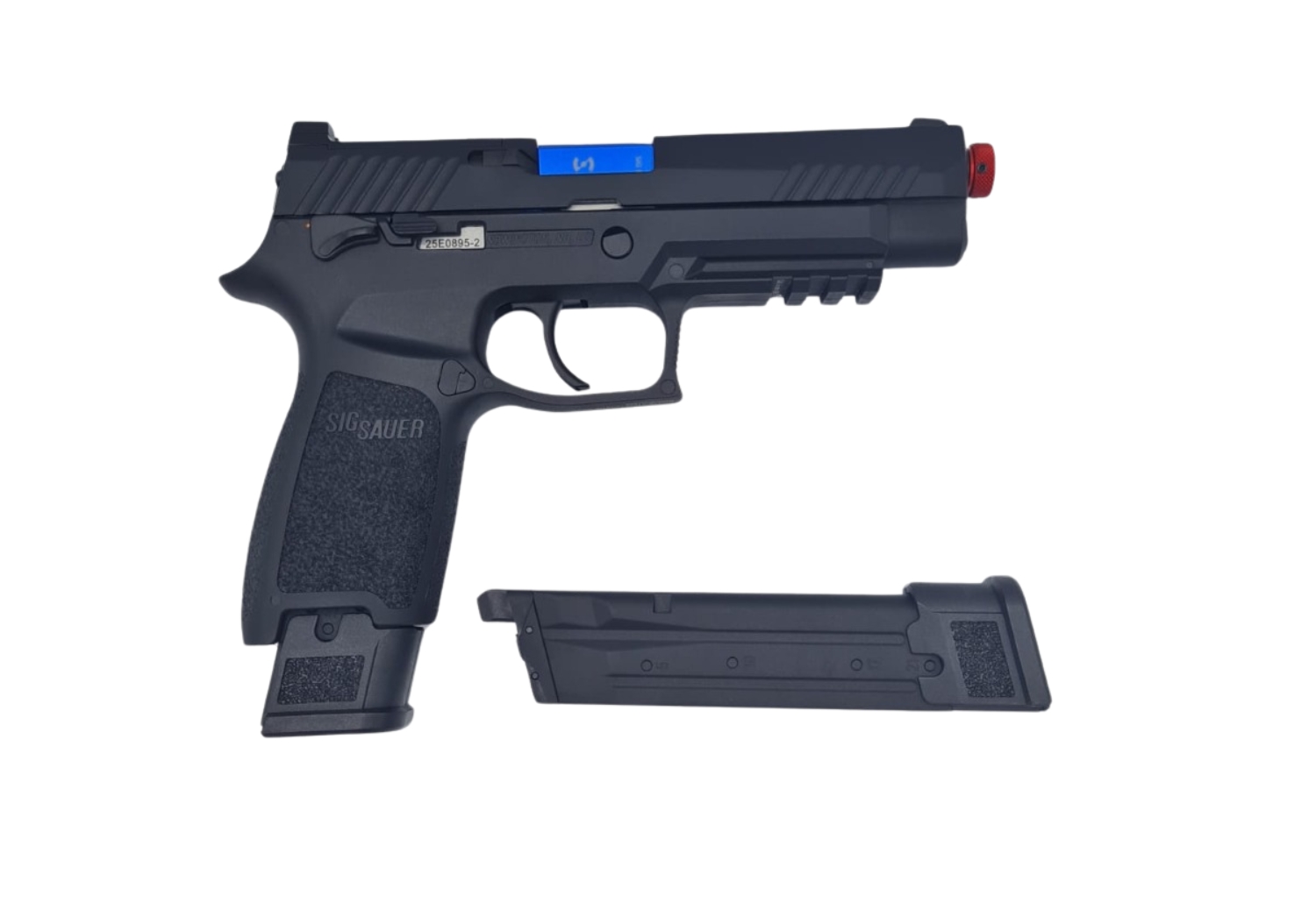 Rückstoßfähige Trainingspistole - SIG M17  - Green Gas - Rotlaser - 3