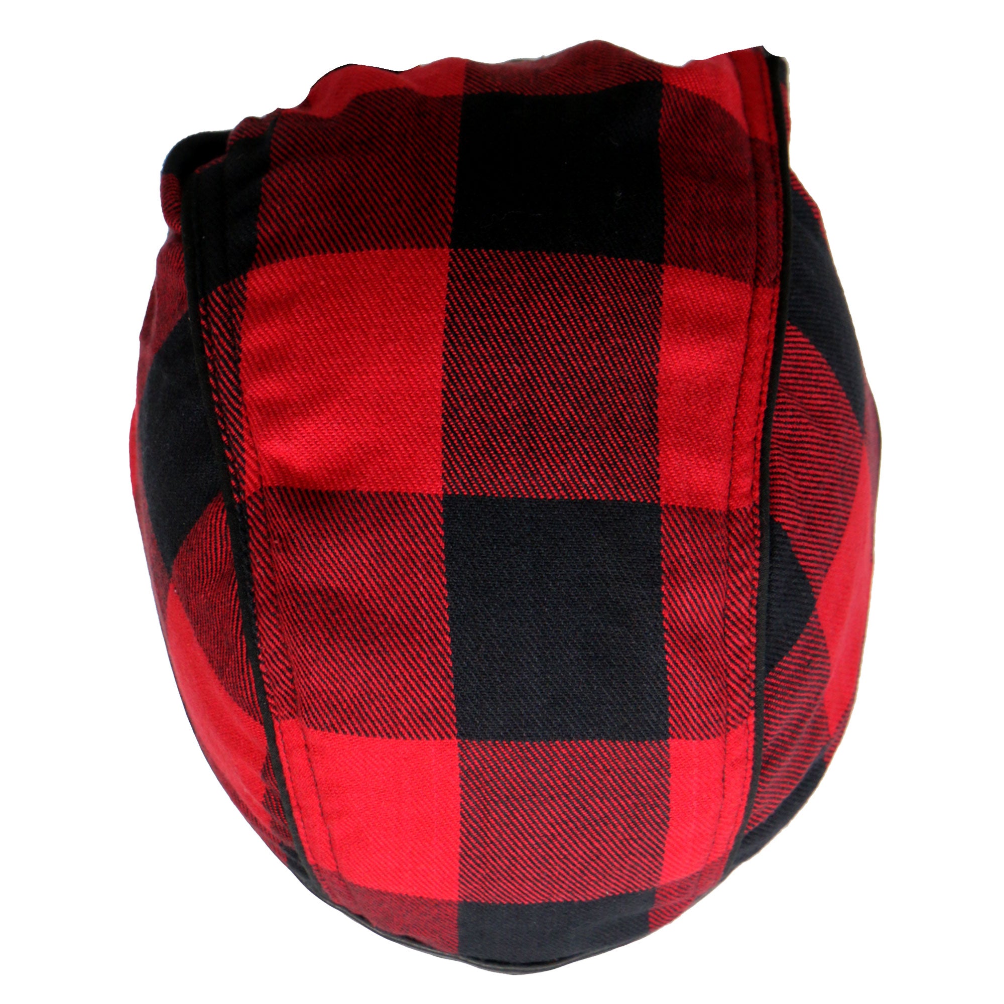Headwrap Red Buffalo Plaid Bandana . - 5