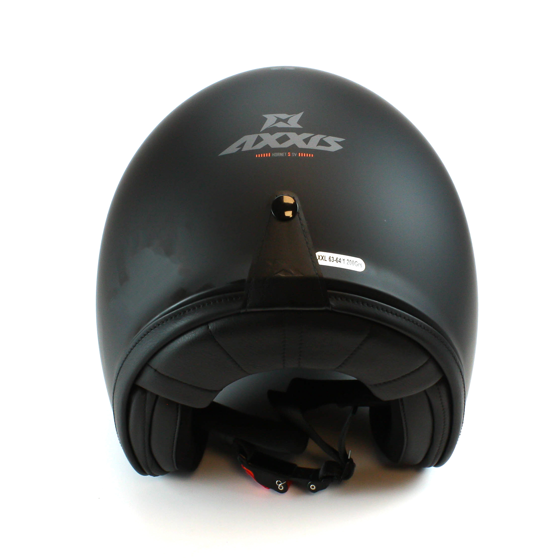 Helm mit abklappbarem Visier, mattschwarz, zugelassen, Axxis Jet A1 - 3