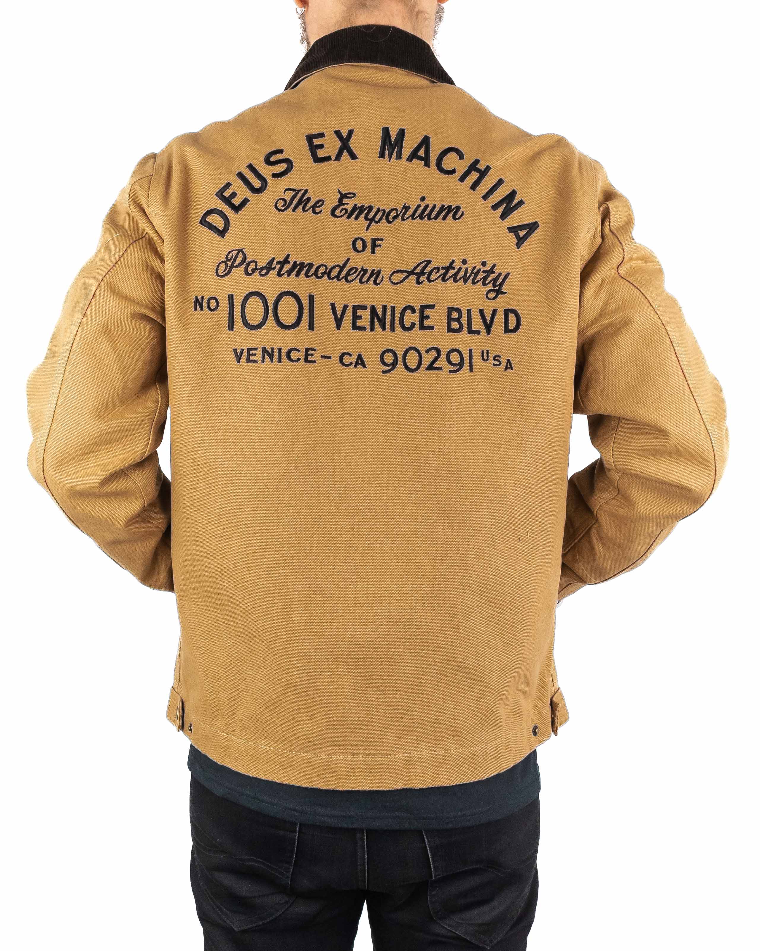 Deus Ex Machina - Canvasjacka Brun - Address Workwear Jacket