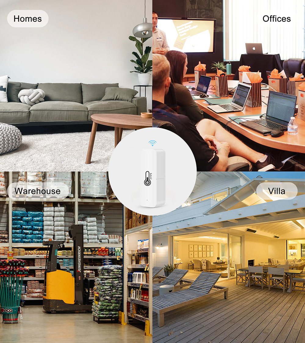 WiFi mini Termometer med APP, inomhus - 11