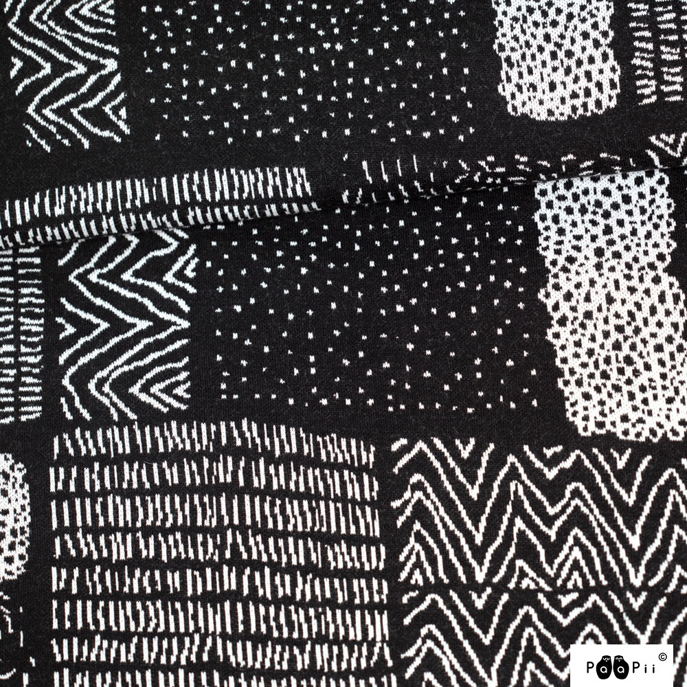JACQUARD  SARKA - BLACK - 2