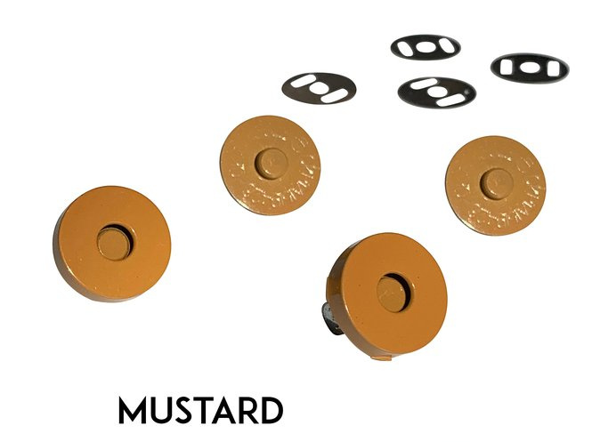 Magnetic Snaps - Magnetlås 2 pack - Senap