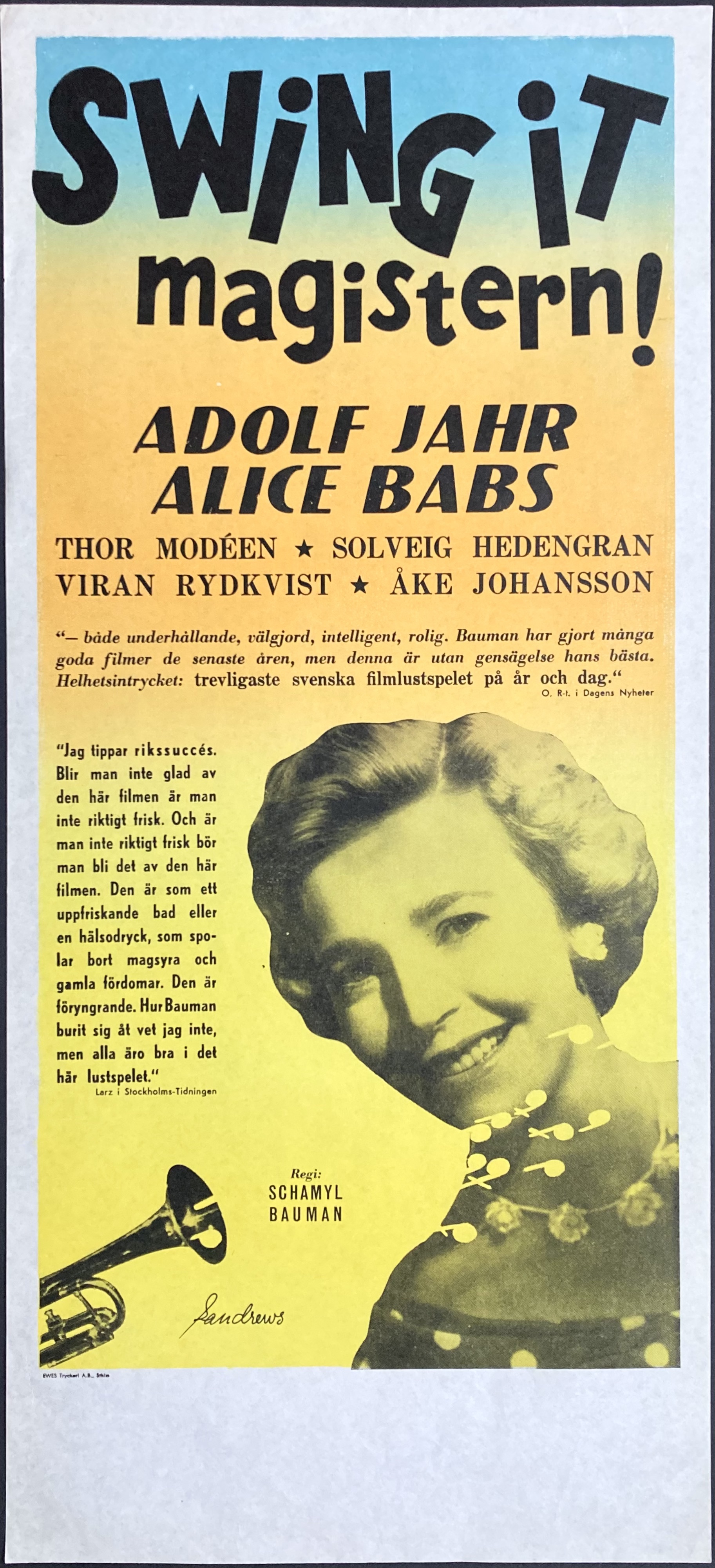 SWING IT,  MAGISTERN! (1940)