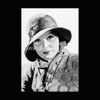 Greta Garbo - Kylskåpsmagnet Plåt - M1