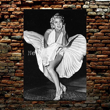 Marilyn Monroe - Kylskåpsmagnet Plåt - M1
