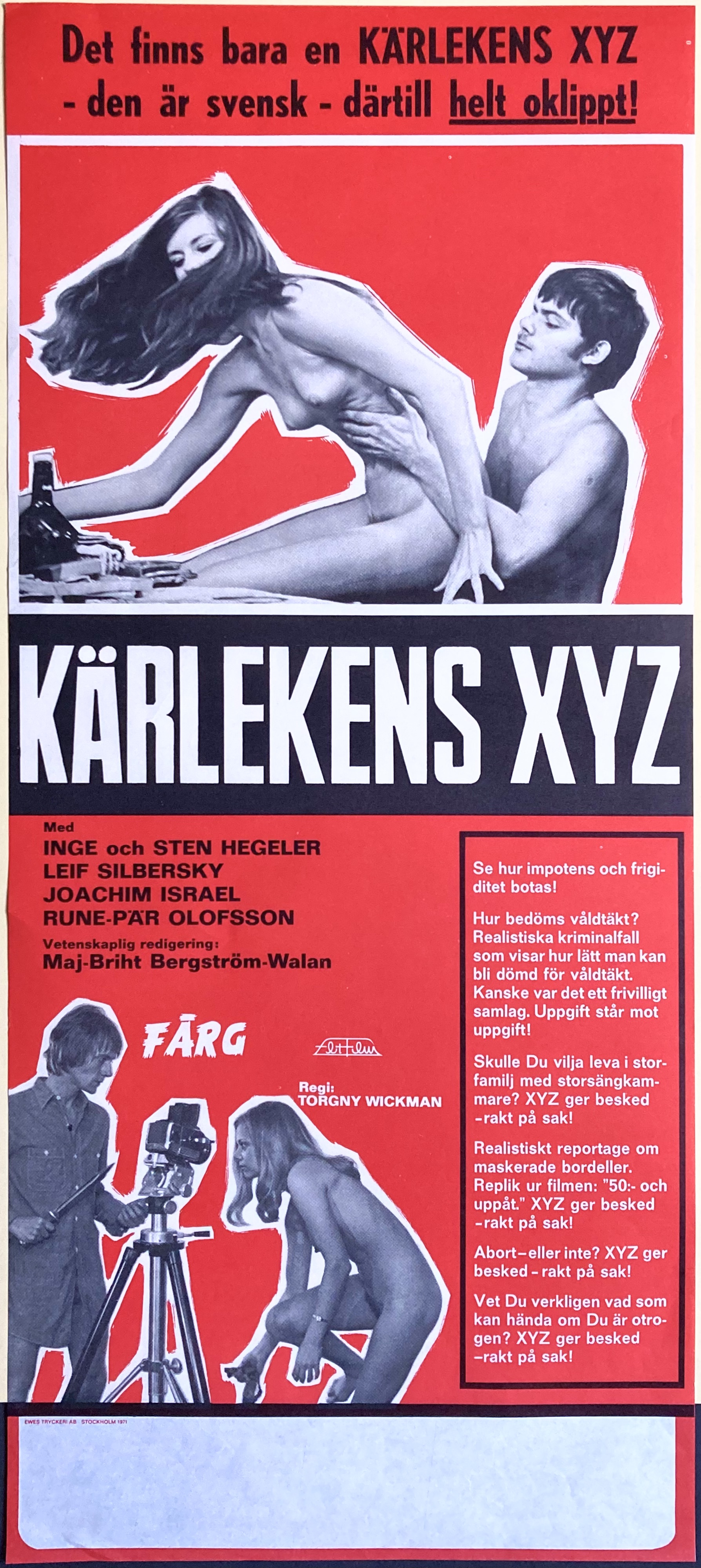 KÄRLEKENS XYZ (1971)