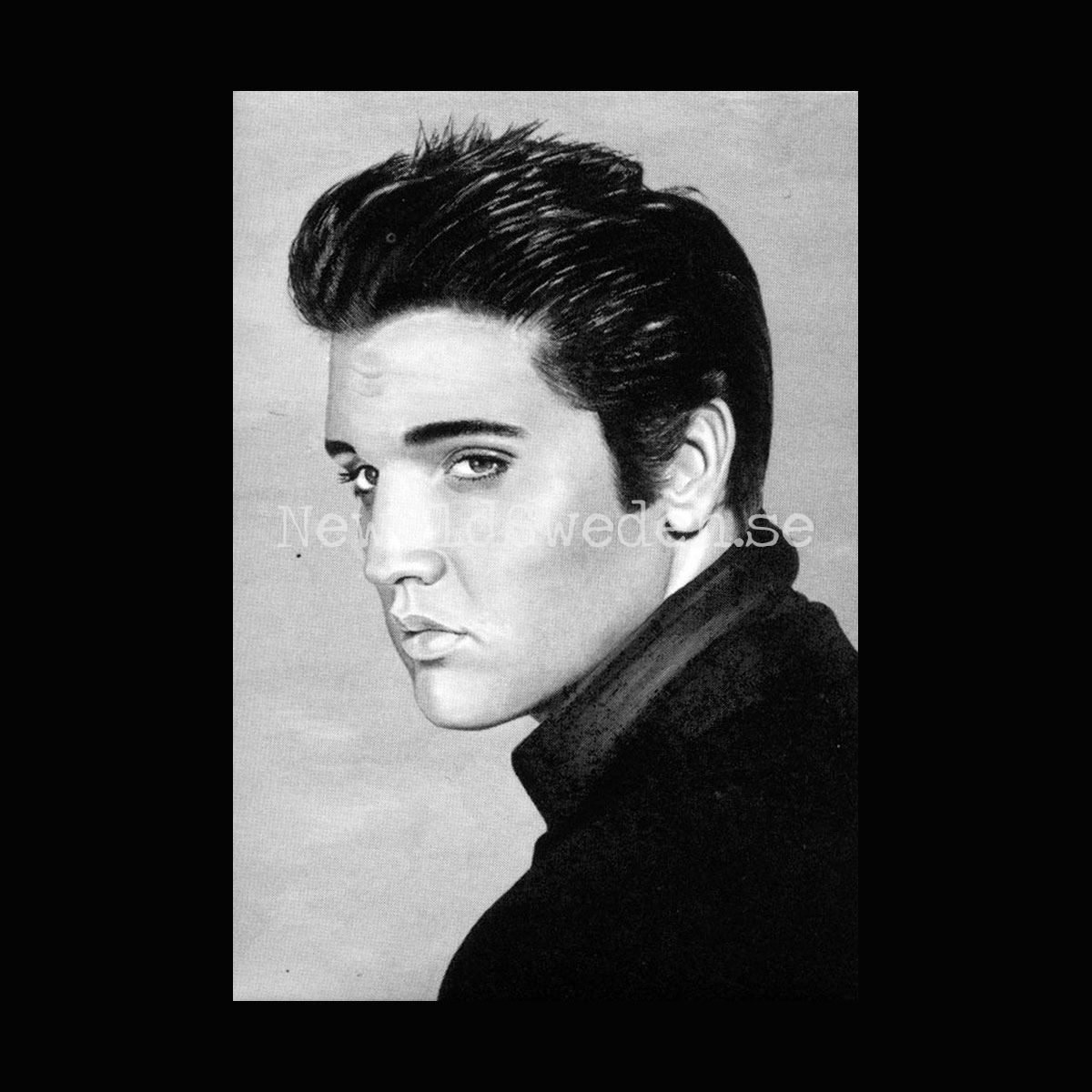 Elvis Presley -Kylskåpsmagnet Plåt - M1