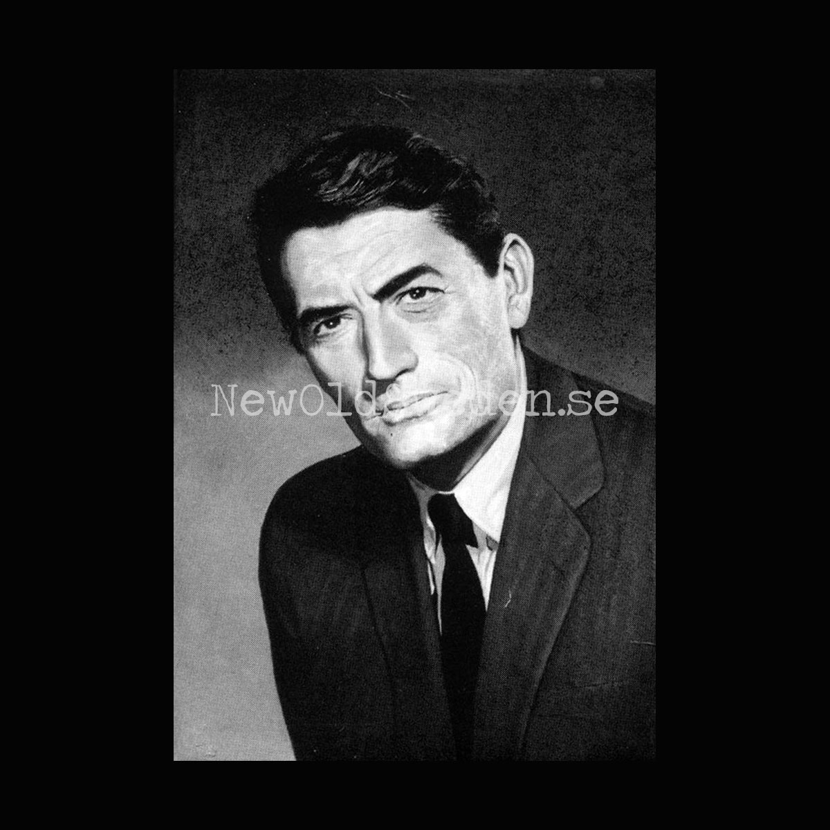Gregory Peck - Kylskåpsmagnet Plåt - M1