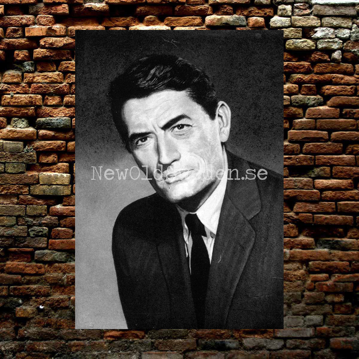 Gregory Peck - Kylskåpsmagnet Plåt - M1 - 2