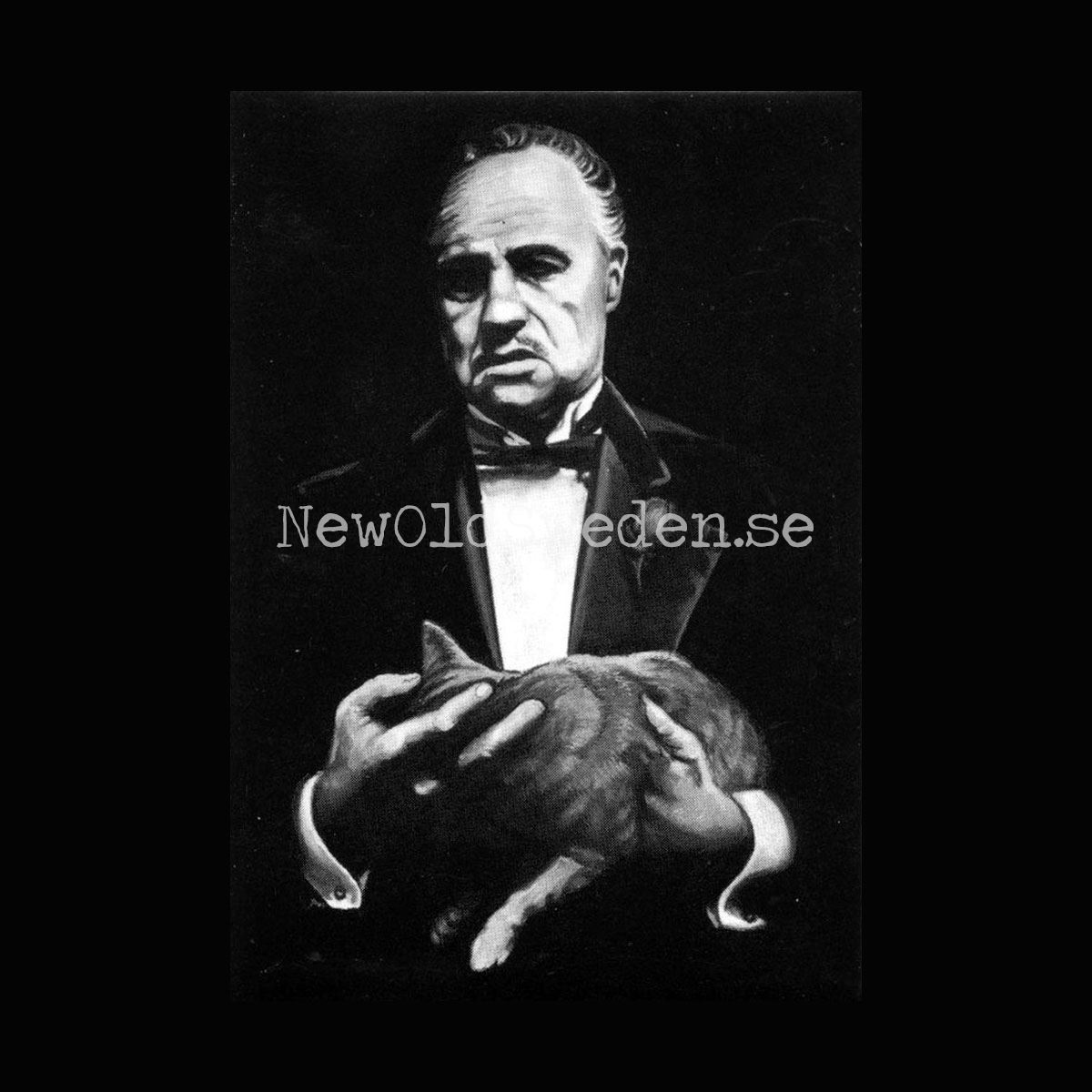 Vito Corleone - Marlon Brando - Kylskåpsmagnet Plåt - M1