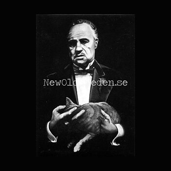 Vito Corleone - Marlon Brando - Kylskåpsmagnet Plåt - M1