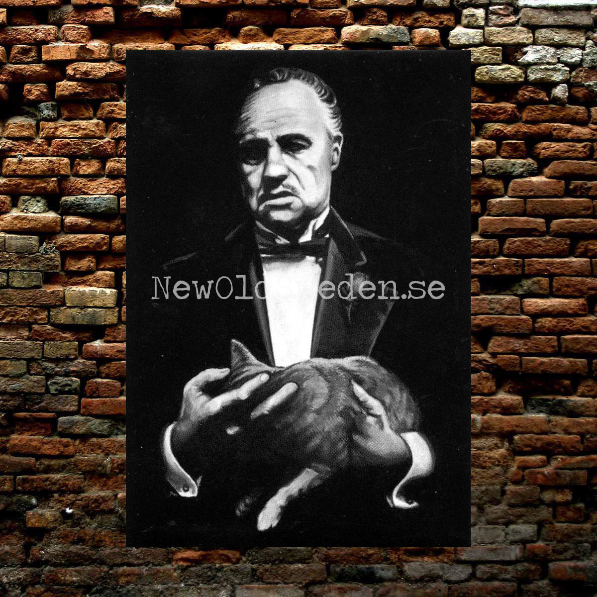 Vito Corleone - Marlon Brando - Kylskåpsmagnet Plåt - M1 - 2