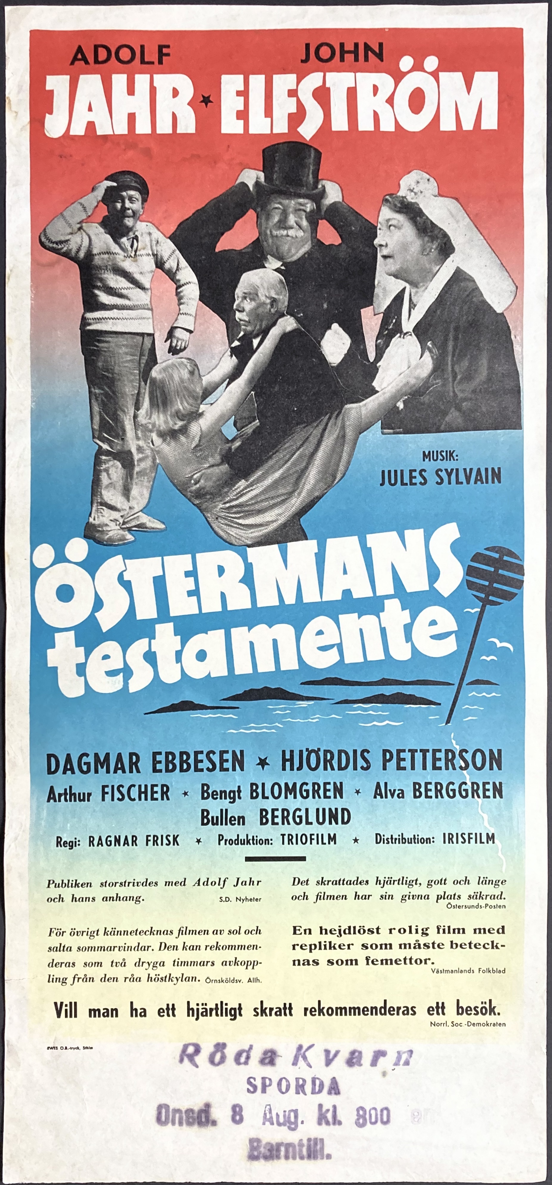 ÖSTERMANS TESTAMENTE (1954)