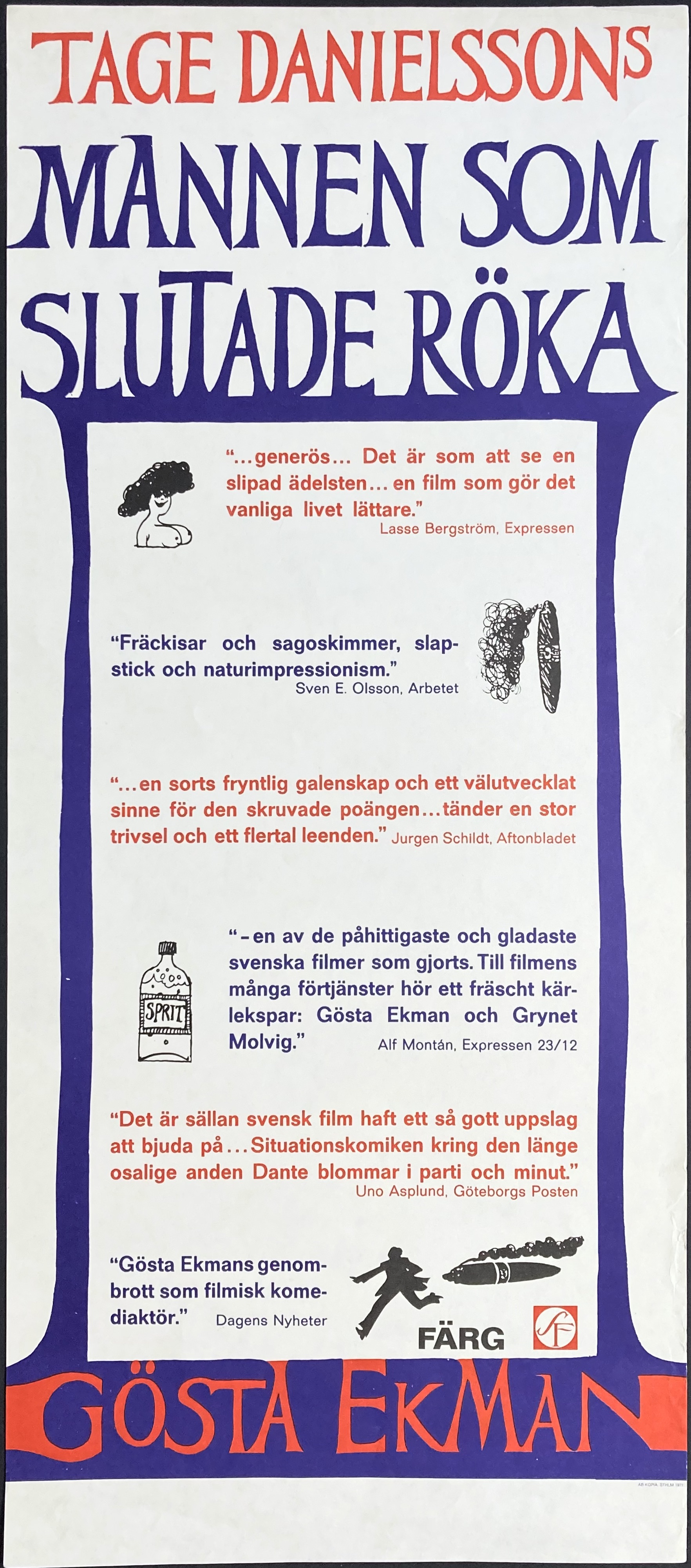MANNEN SOM SLUTADE RÖKA (1972)