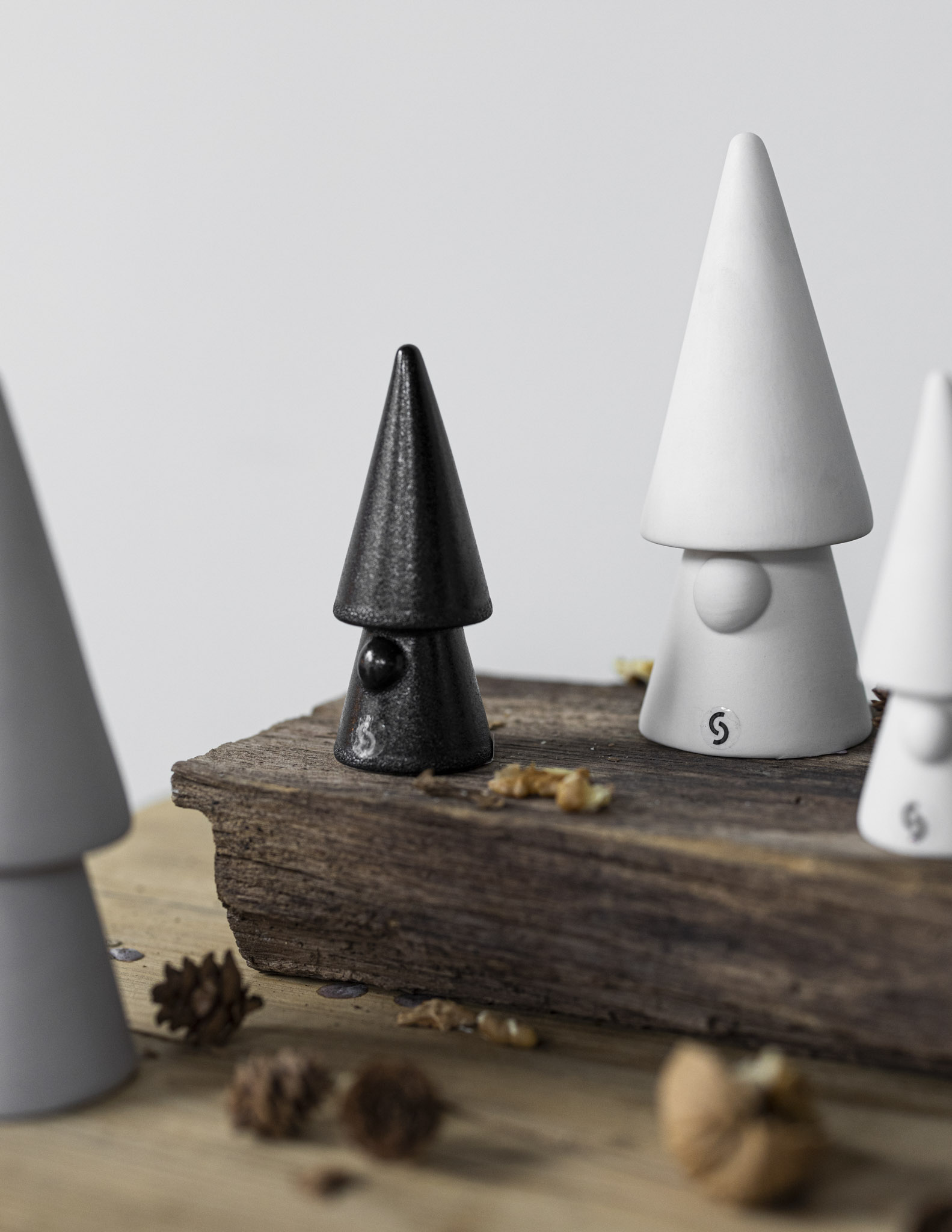 Evert - Tomte - White - Ceramic - 15 cm - 8