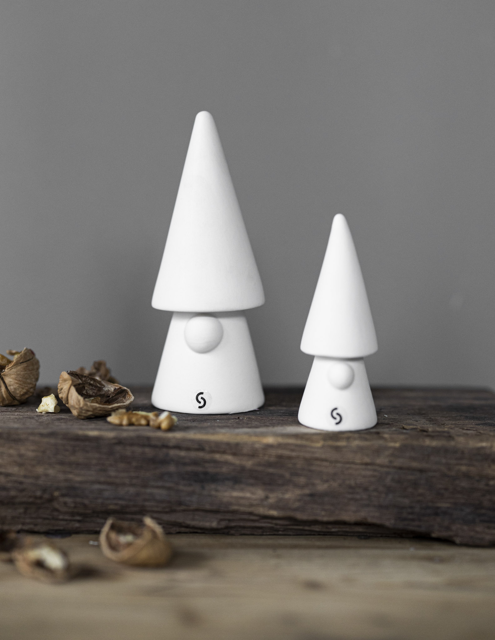 Evert - Tomte - White - Ceramic - 15 cm - 2