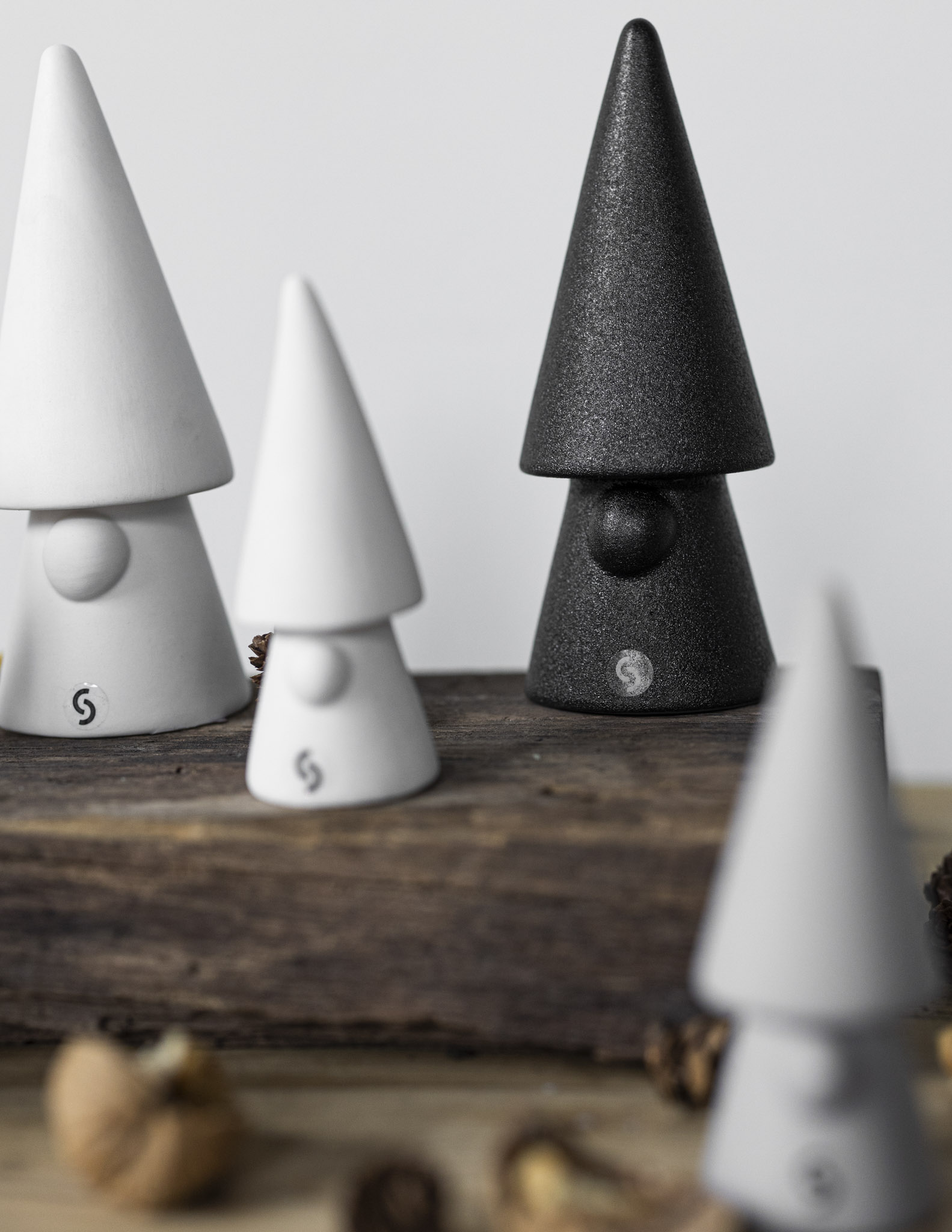 Evert - Tomte - White - Ceramic - 15 cm - 7