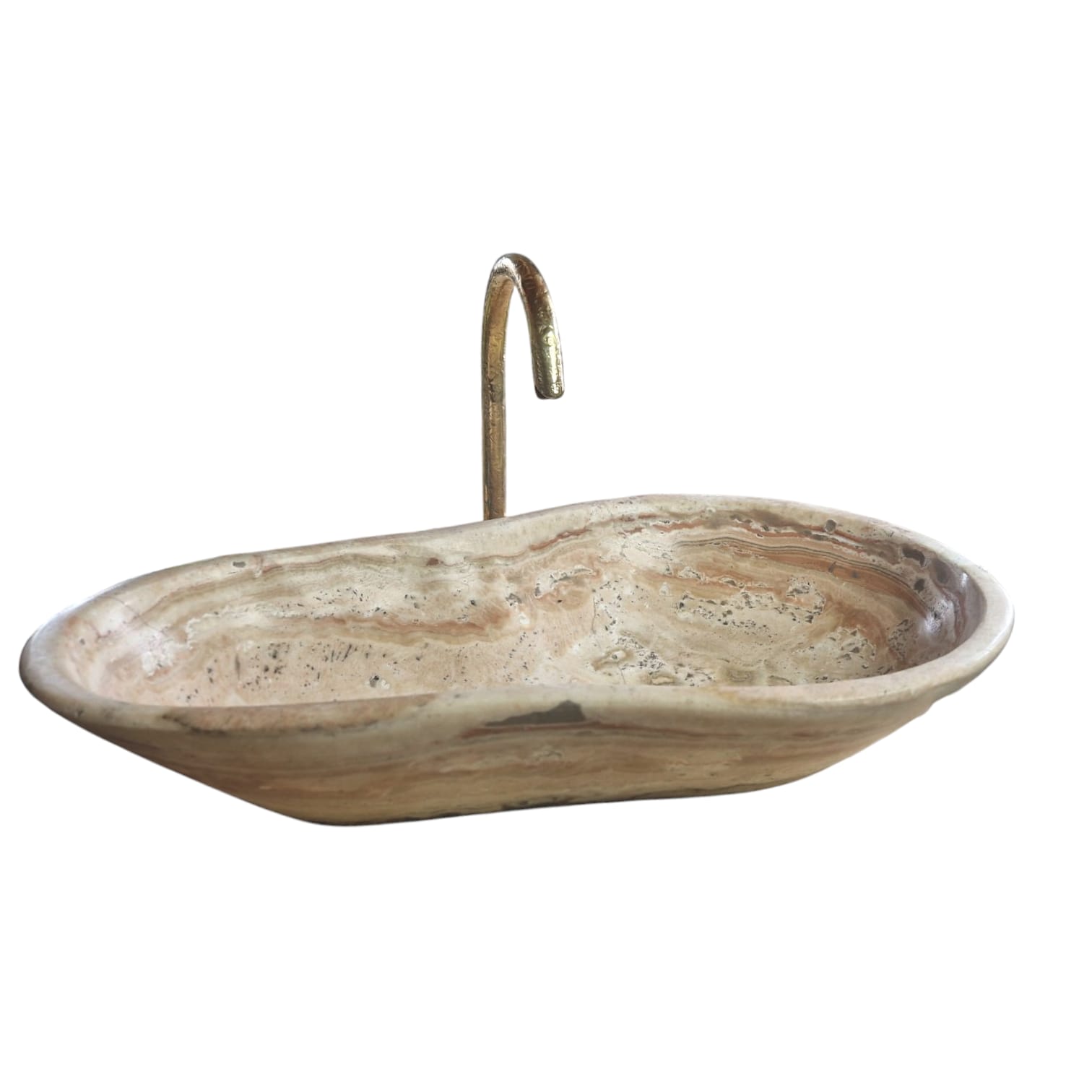 Waschbecken aus Marmor, Travertin - 3
