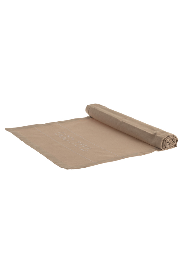 Kryss Beige recycling löpare - 44x140 cm - 5