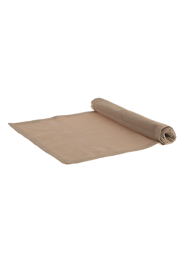 Flinga Beige recycling löpare - Snöflinga - 44x140 cm - 5