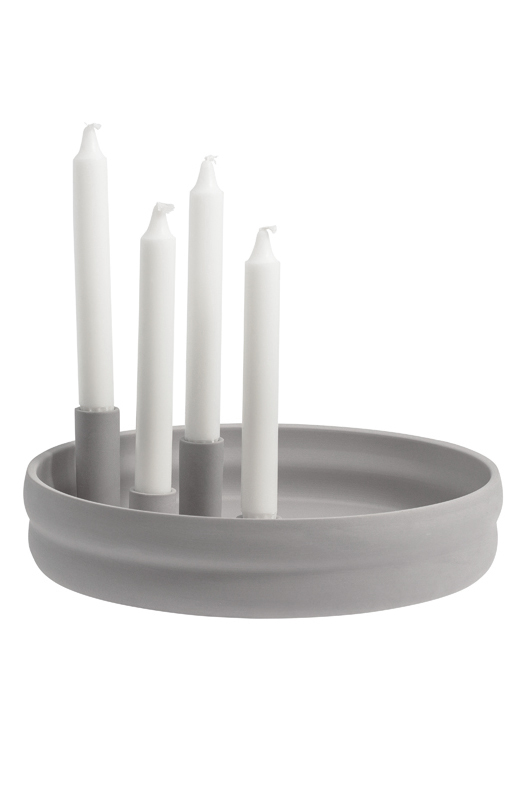 Bolmen Ljusgrå Ljusstake - Adventsljusstake - 8