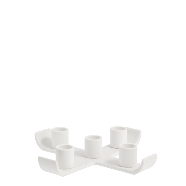 Nye Vit Ljusstake - 23x4 cm - 4