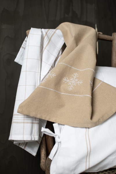 Flinga Beige recycled kitchen towel - 50x70 cm - 5