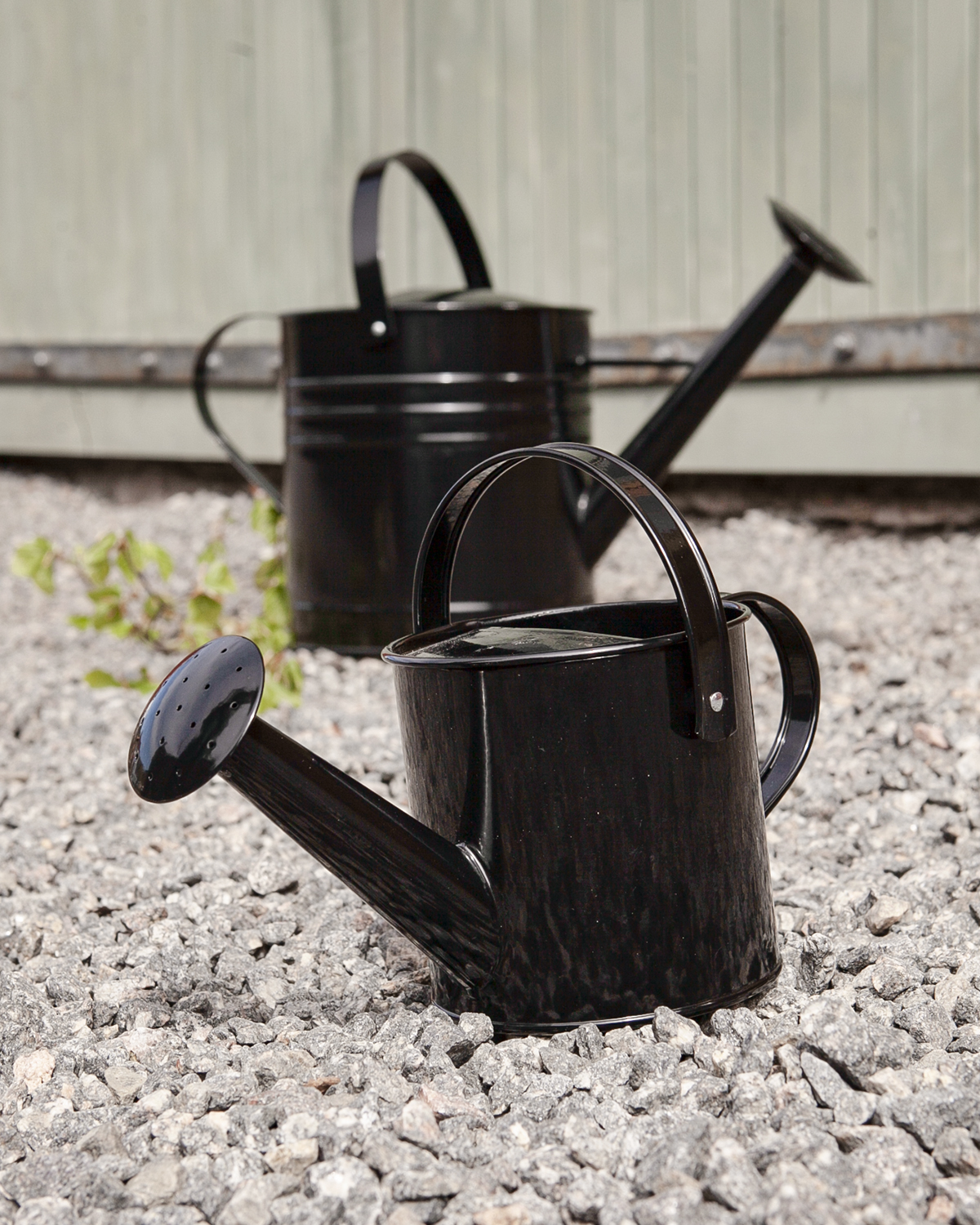 1 litre black watering can - 3