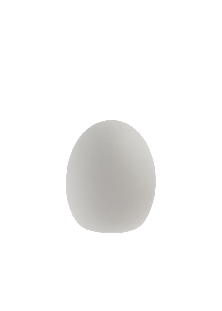 Bjuv - Litet vitt ägg - 8 cm - 5