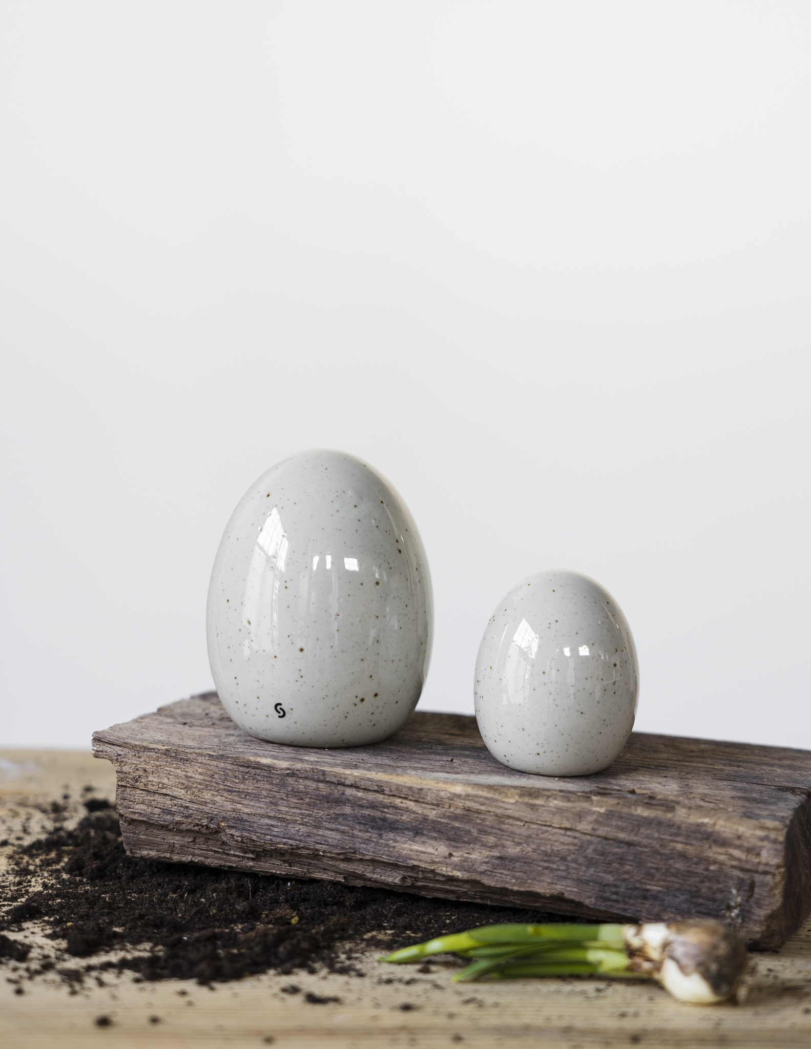 Litet natur ägg - 8 cm - 3