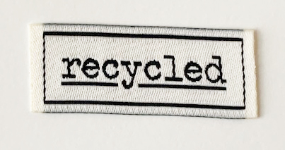 Vävd enkel lapp Recycled - 2