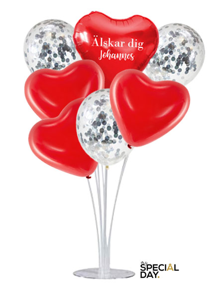 Ballonger med namn Älskar dig