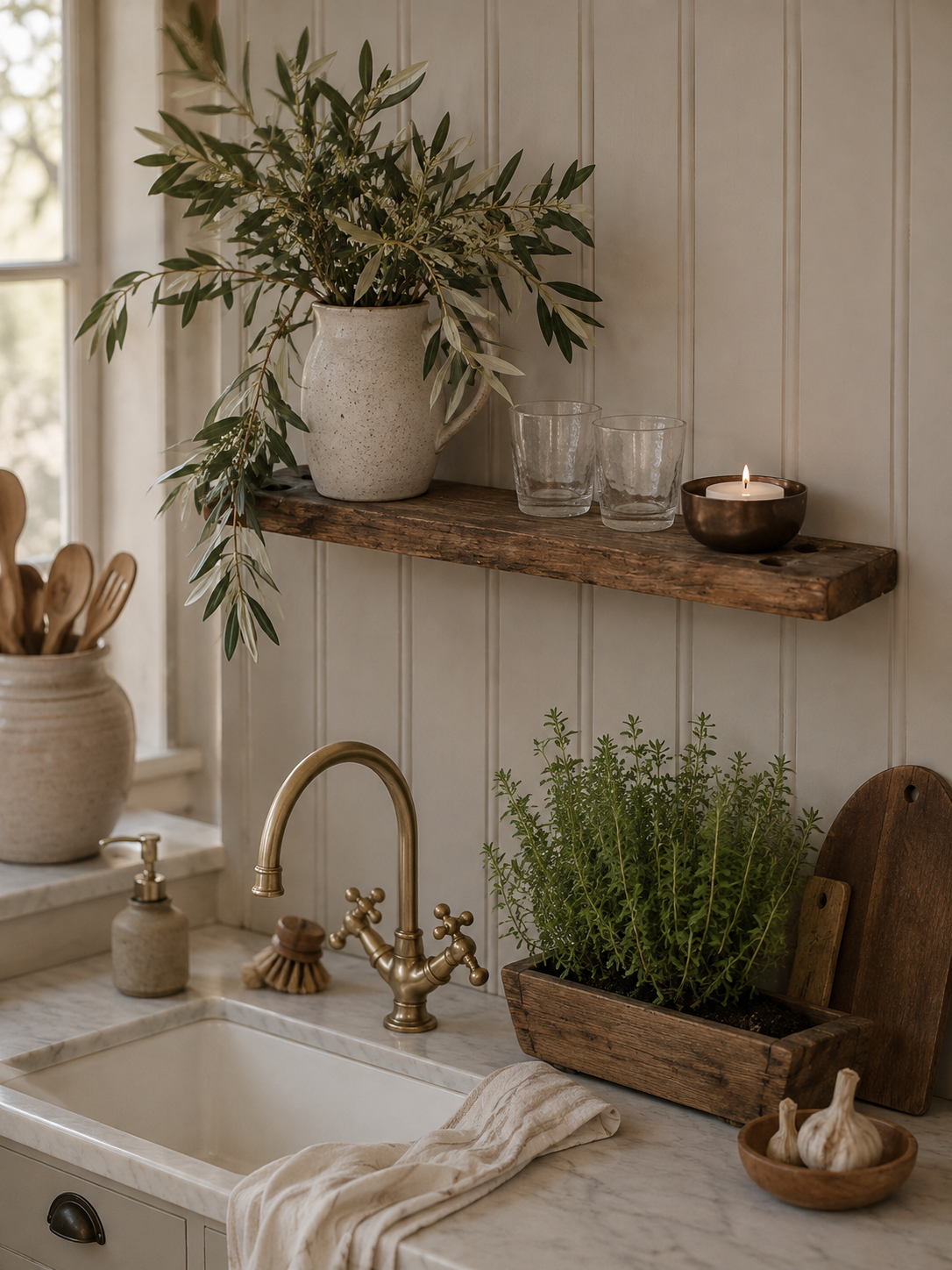 Unique shelf - Wooden shelf - Wall shelf - 50 cm