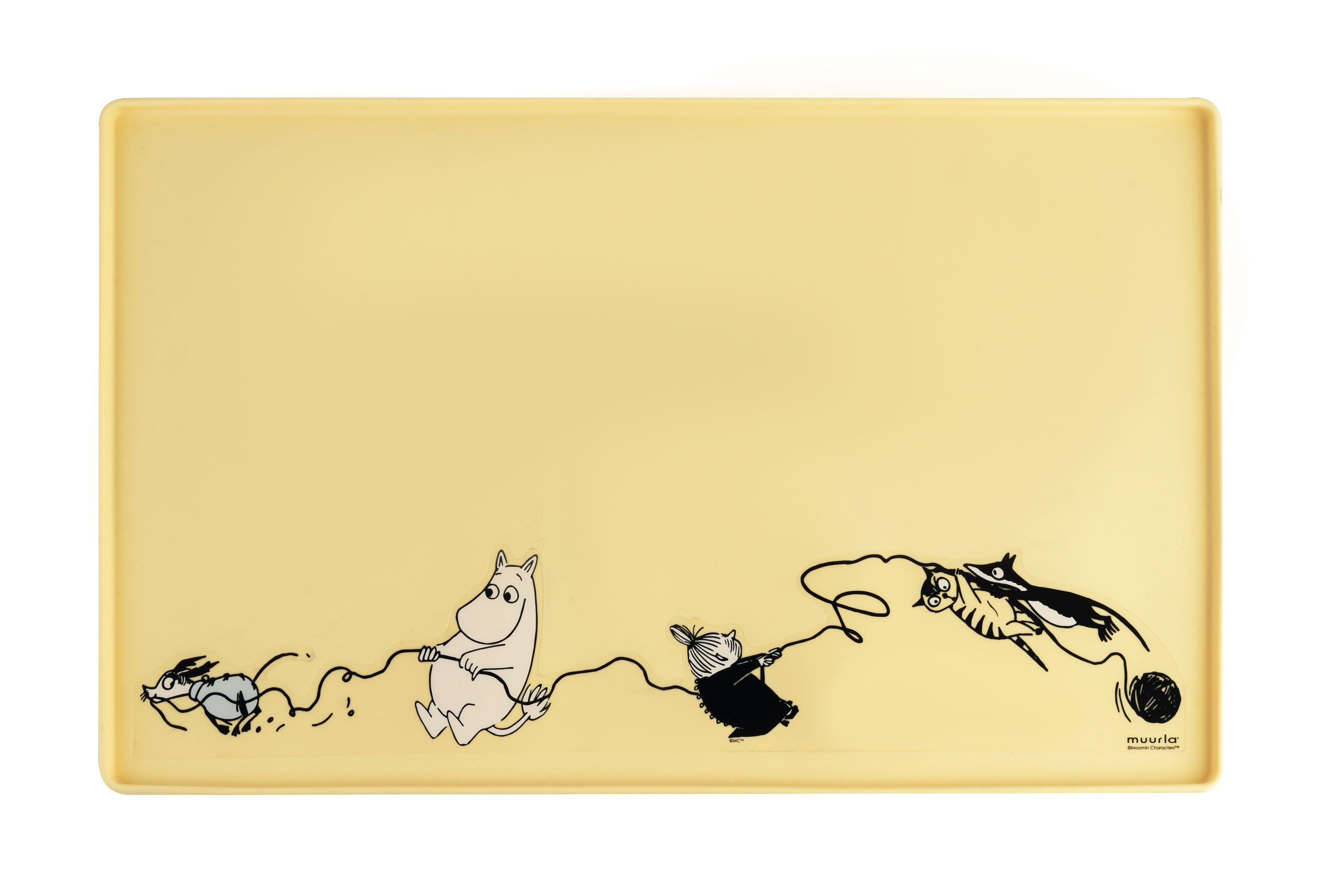 Moomin Pets - Silicone Mat - Yellow 48x30 cm