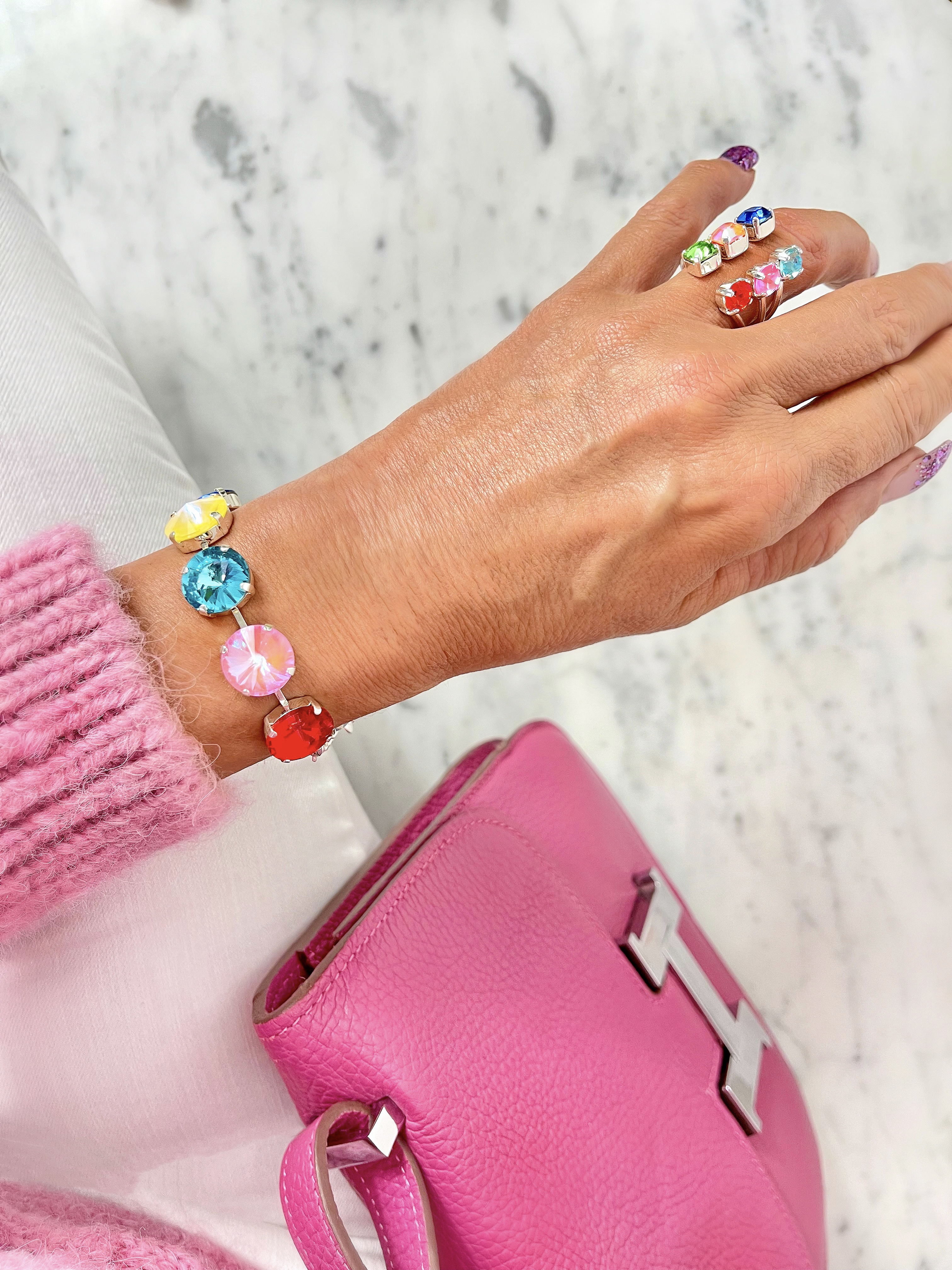 Ring Melina Color Crush Silver - 4