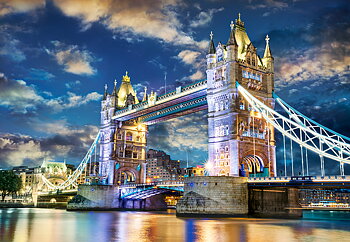 Tower Bridge, London, England, 1500-bitarspussel (C-151967)