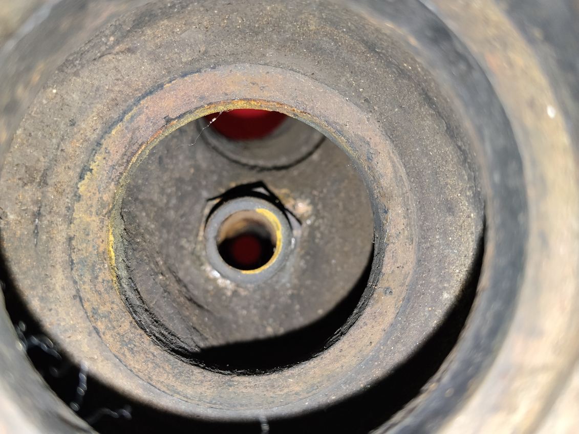 Cylinder Front with piston Excelsior 1911-12 twin