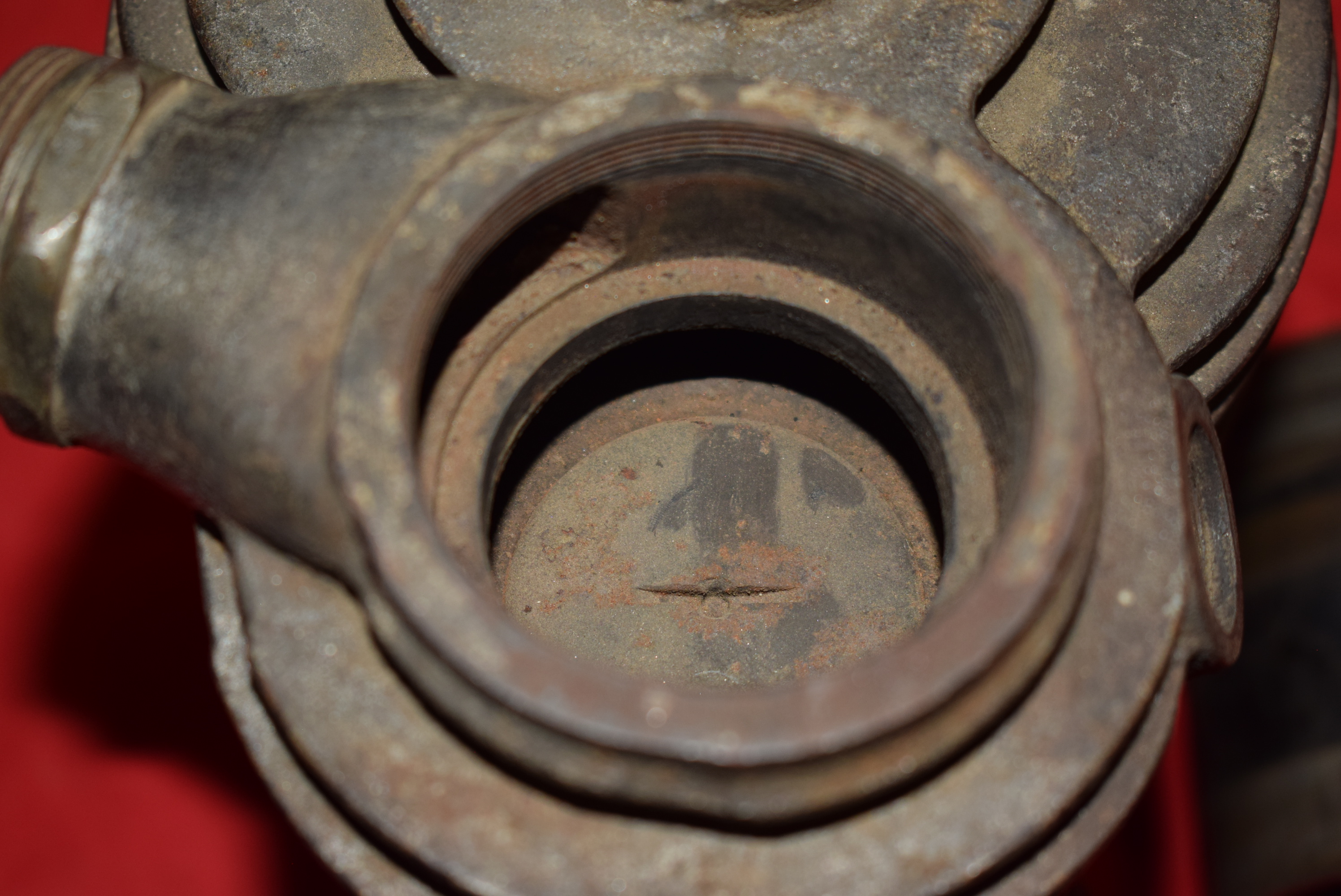 Cylinder Front with piston Excelsior 1911-12 twin